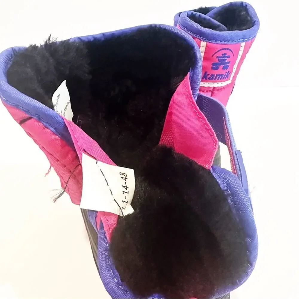 Kamik Snowbug 3 sz 5 Toddler Girls Waterproof Insulated Winter Boots Snow Boots